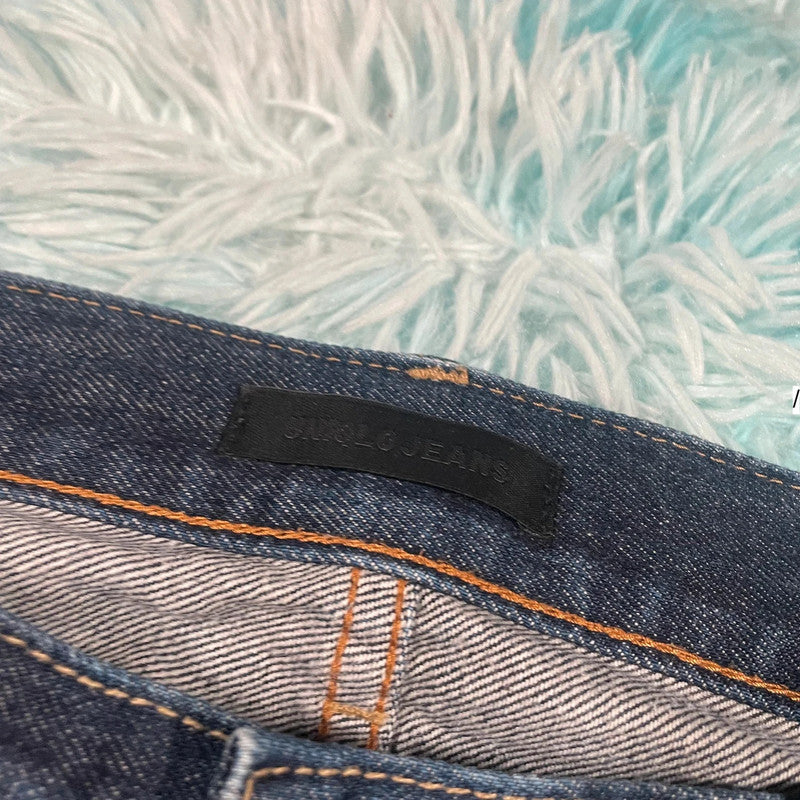 Blue Uniqlo Jeans Straight Leg - W35 L34