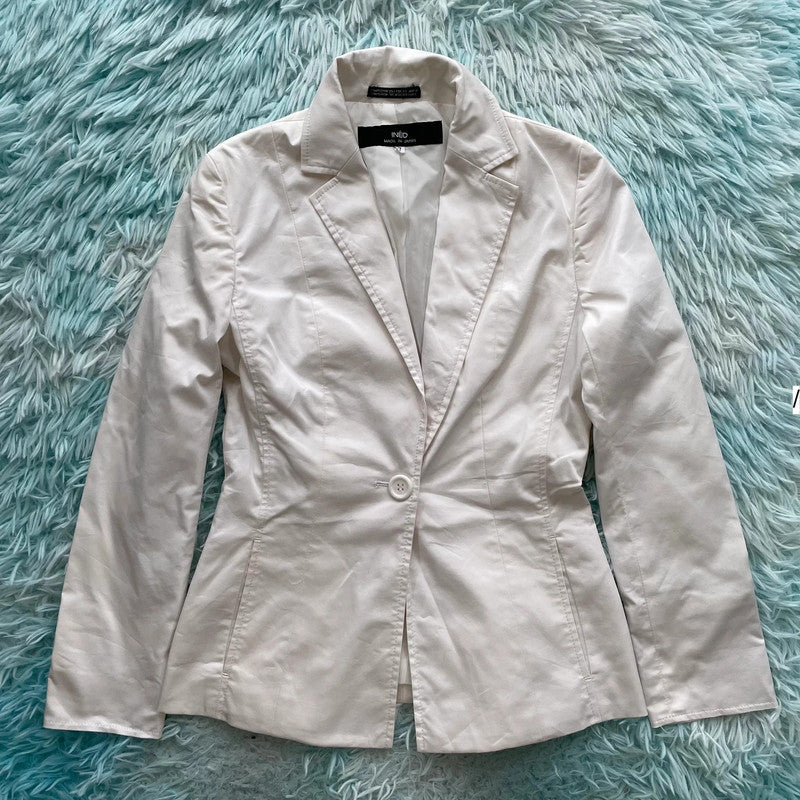 White Inéd Japan Blazer Jacket - Size 8