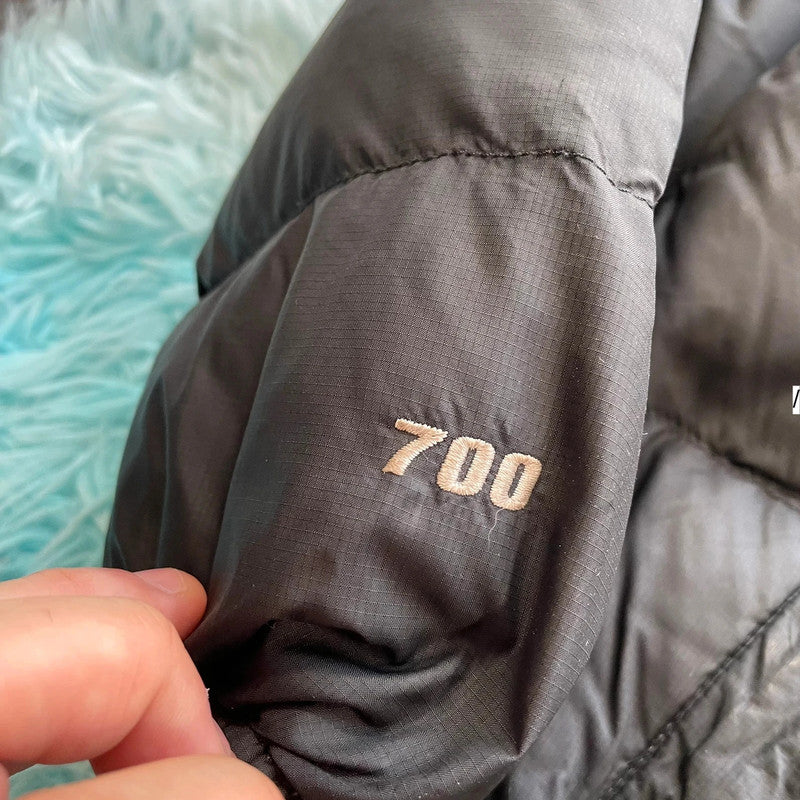 Black The North Face Puffer Jacket 700 Down Nupste - Medium
