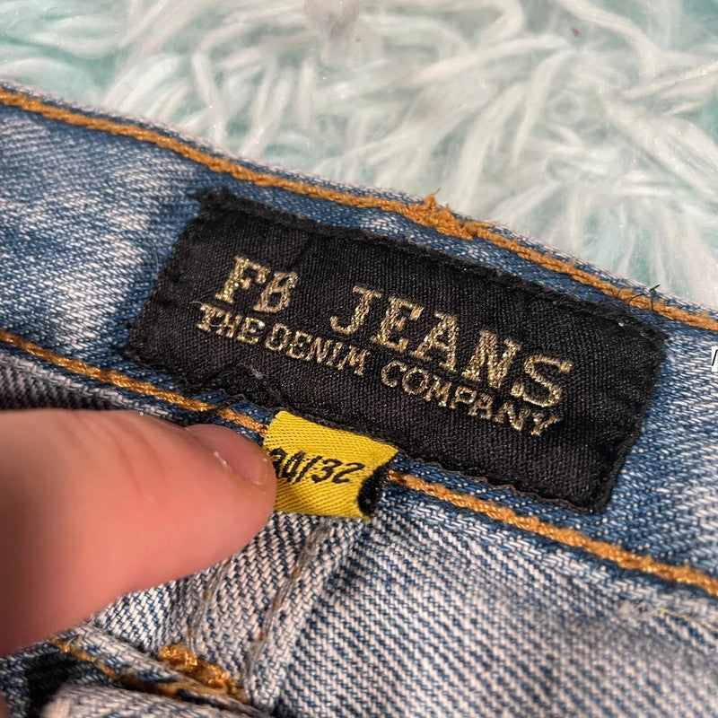Vintage Y2K Slim Jeans FB - 34W 32L