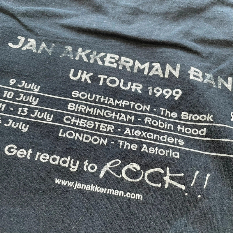 Vintage 1999 Black Jan Akkerman T Shirt - XL