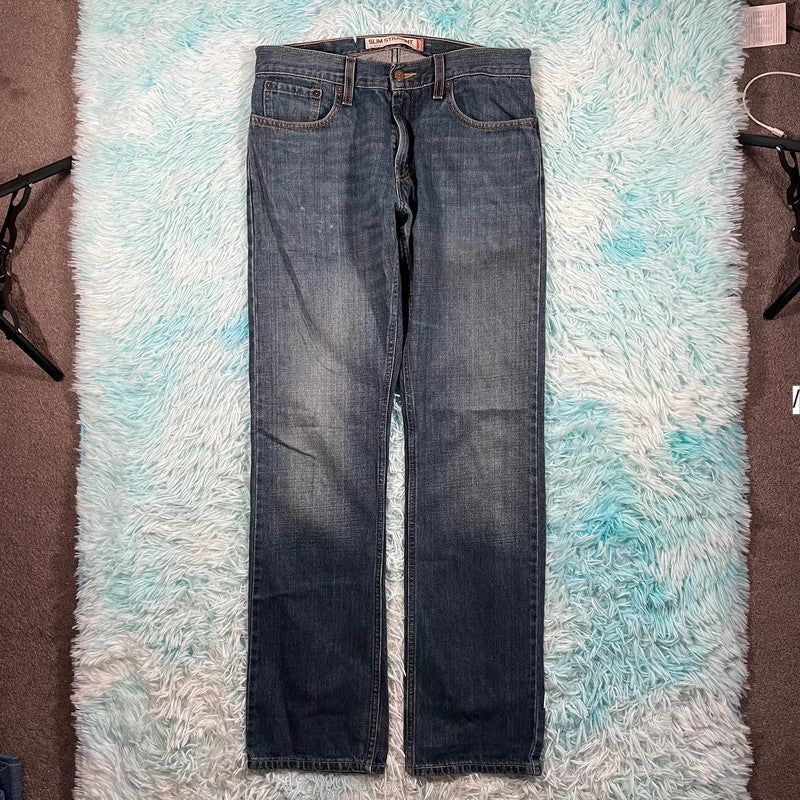 Blue Levi’s Jeans 514 Slim Straight Leg - 32W 34L