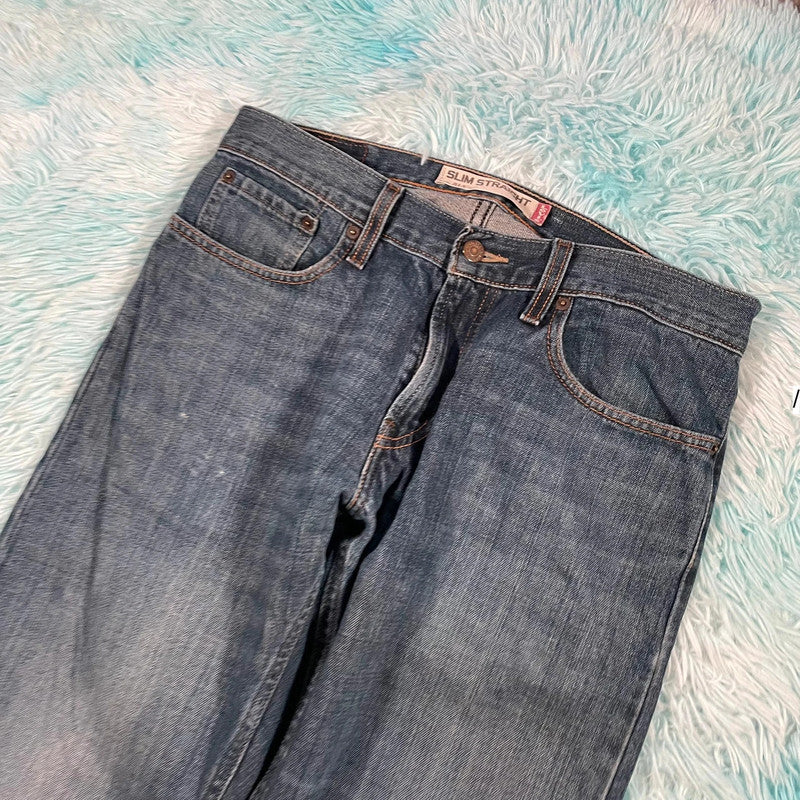 Blue Levi’s Jeans 514 Slim Straight Leg - 32W 34L