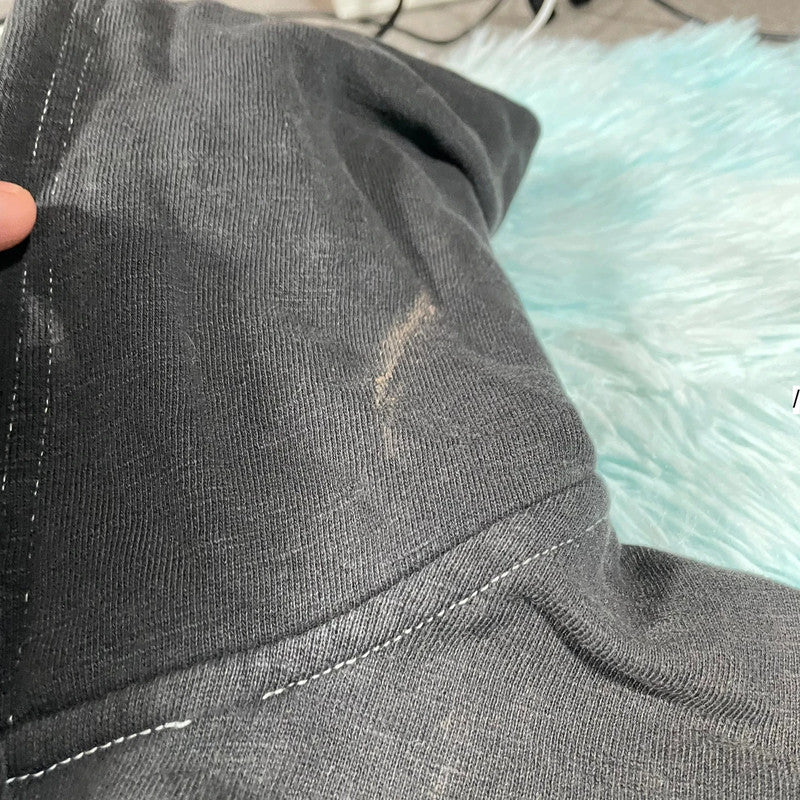 Vintage 00s Black Armani Jeans Hoodie - large