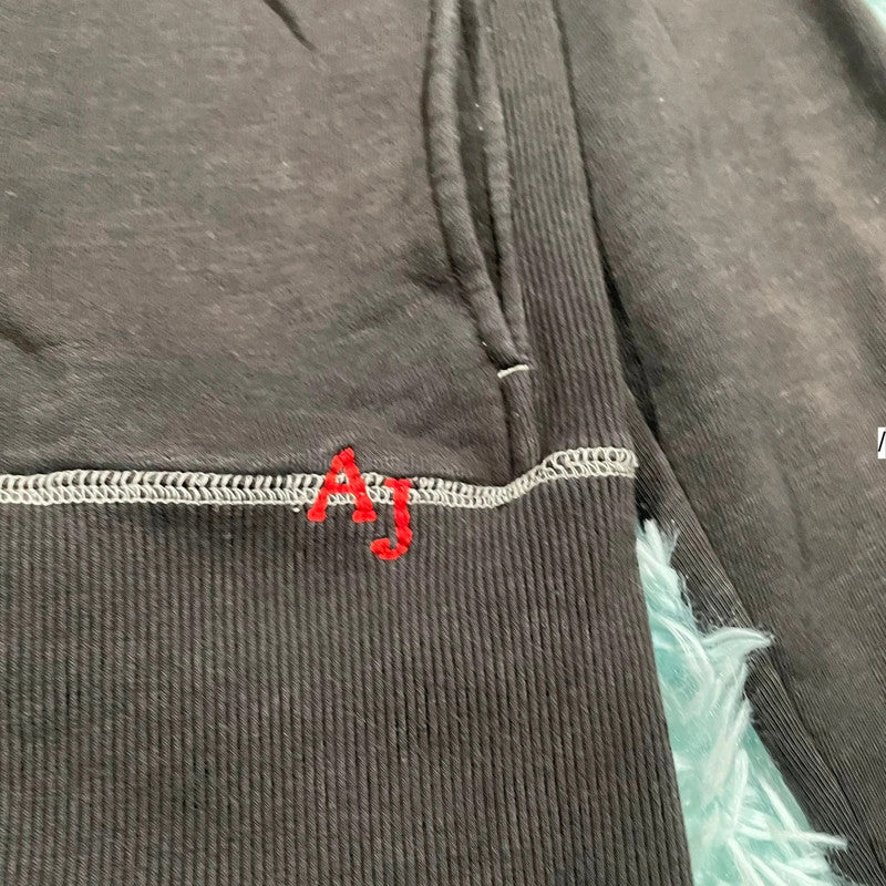 Vintage 00s Black Armani Jeans Hoodie - large