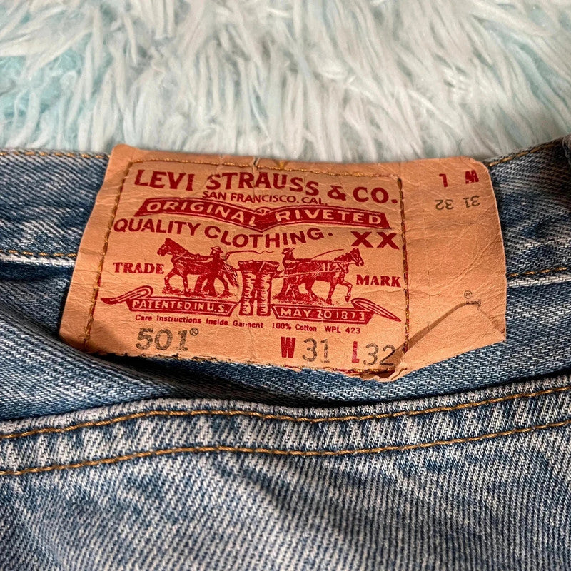 Vintage 90s Levi’s 501 Jeans Straight Leg - 31W 32L
