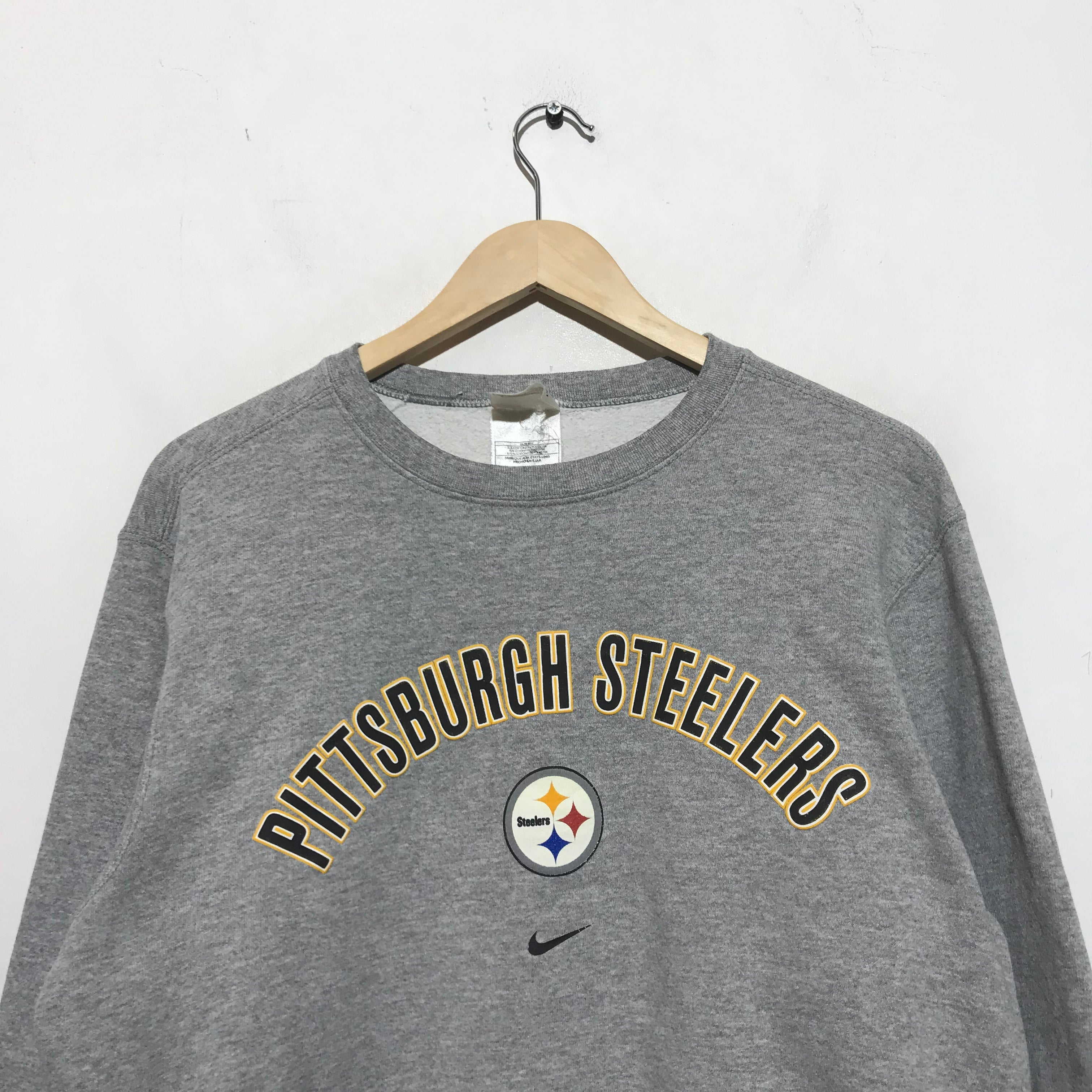steelers crew neck sweatshirt