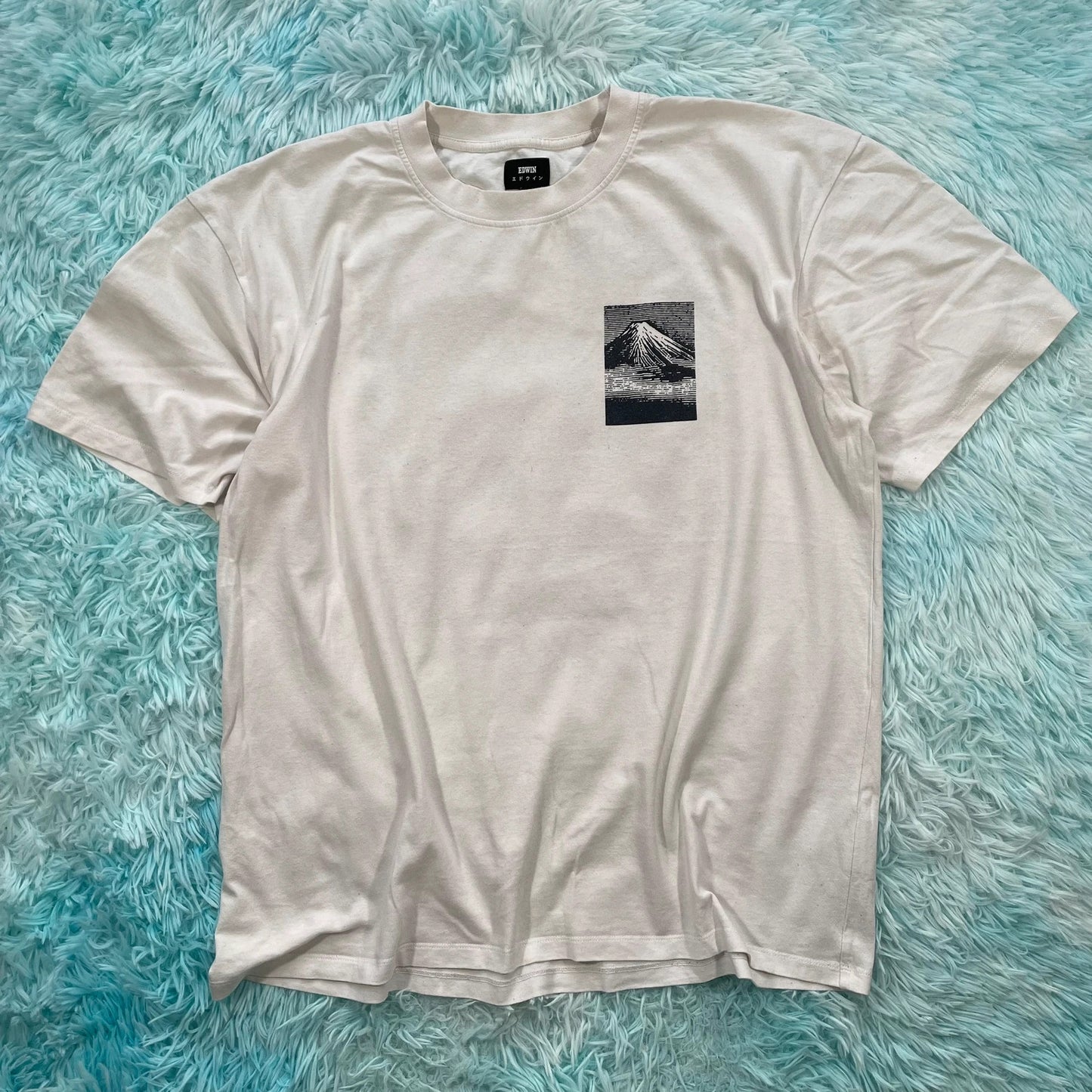 White Edwin Graphic T Shirt - XL