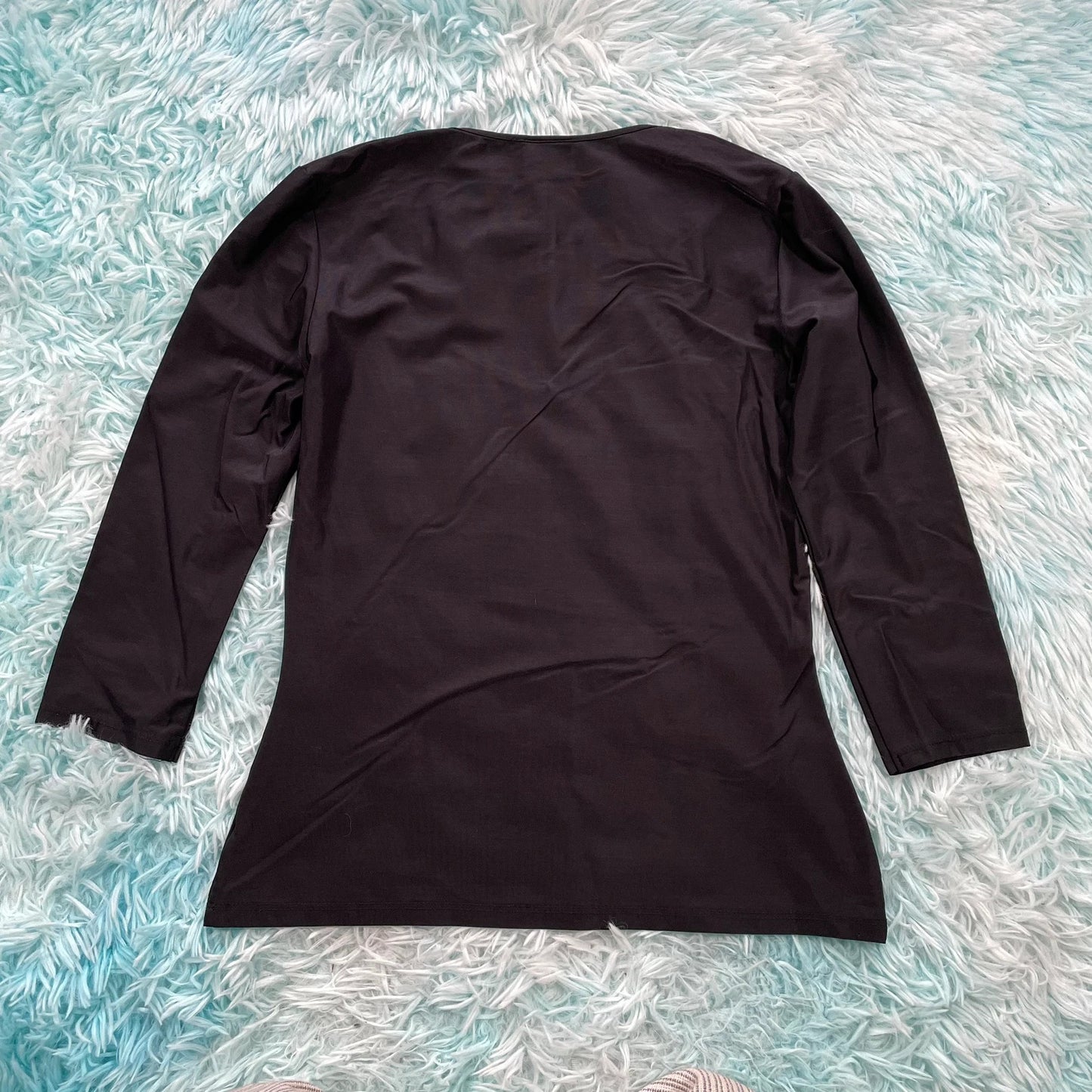 Vintage 00s Black Next Sheer Top - Size 12