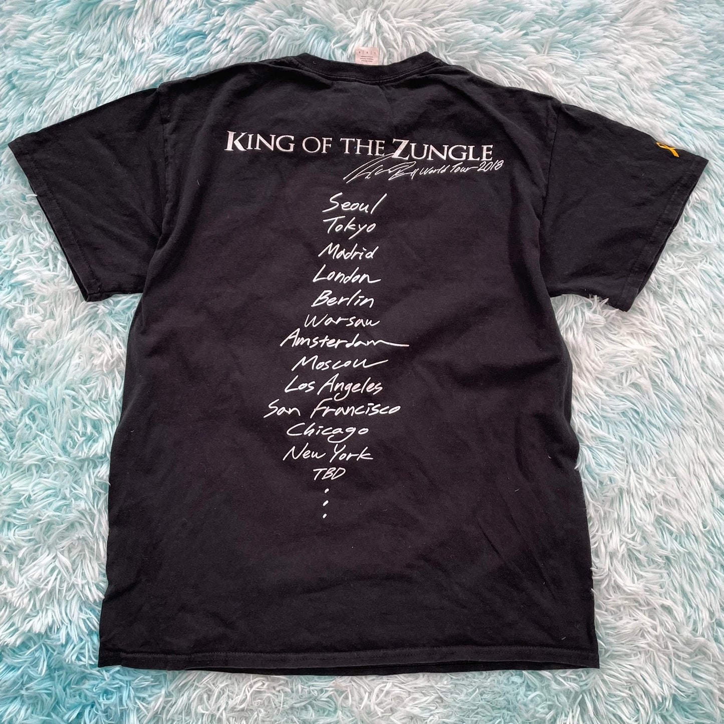 Black Zico Graphic Band T Shirt - Large