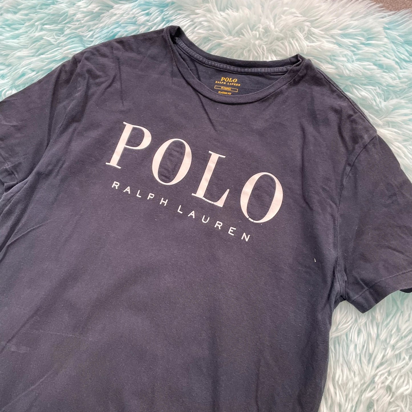 Navy Polo Ralph Lauren T Shirt - Medium