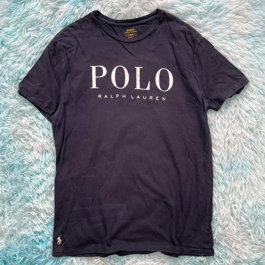 Navy Polo Ralph Lauren T Shirt - Medium
