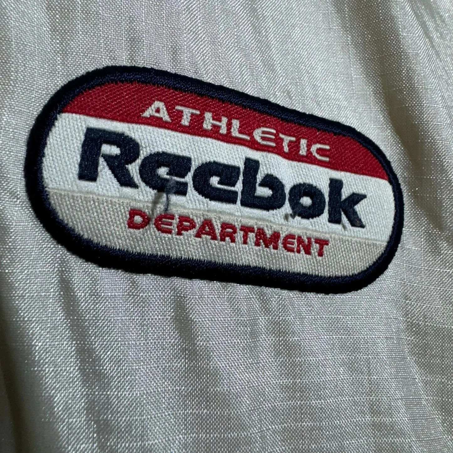 Vintage 90s Beige Reebok Puffer Jacket - Large