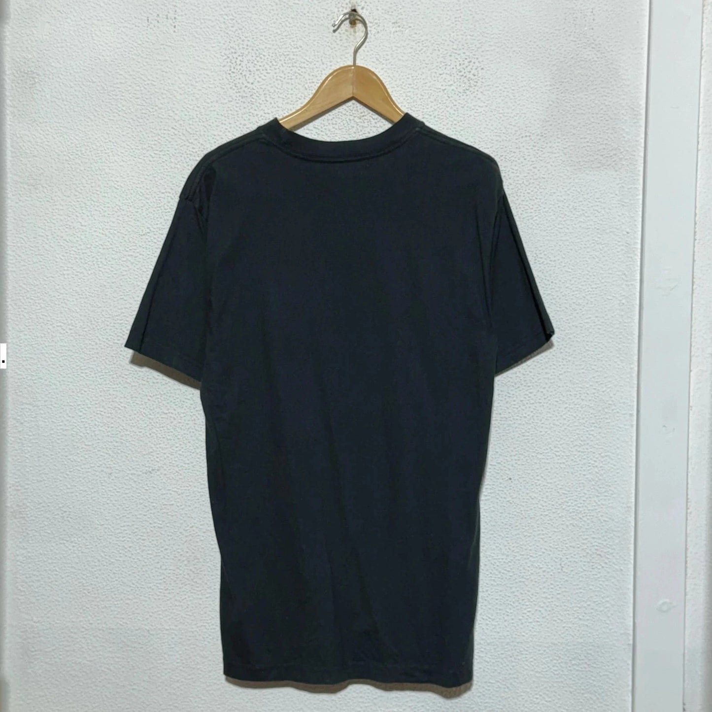 Vintage 90s Black Adidas T Shirt Logo - Large