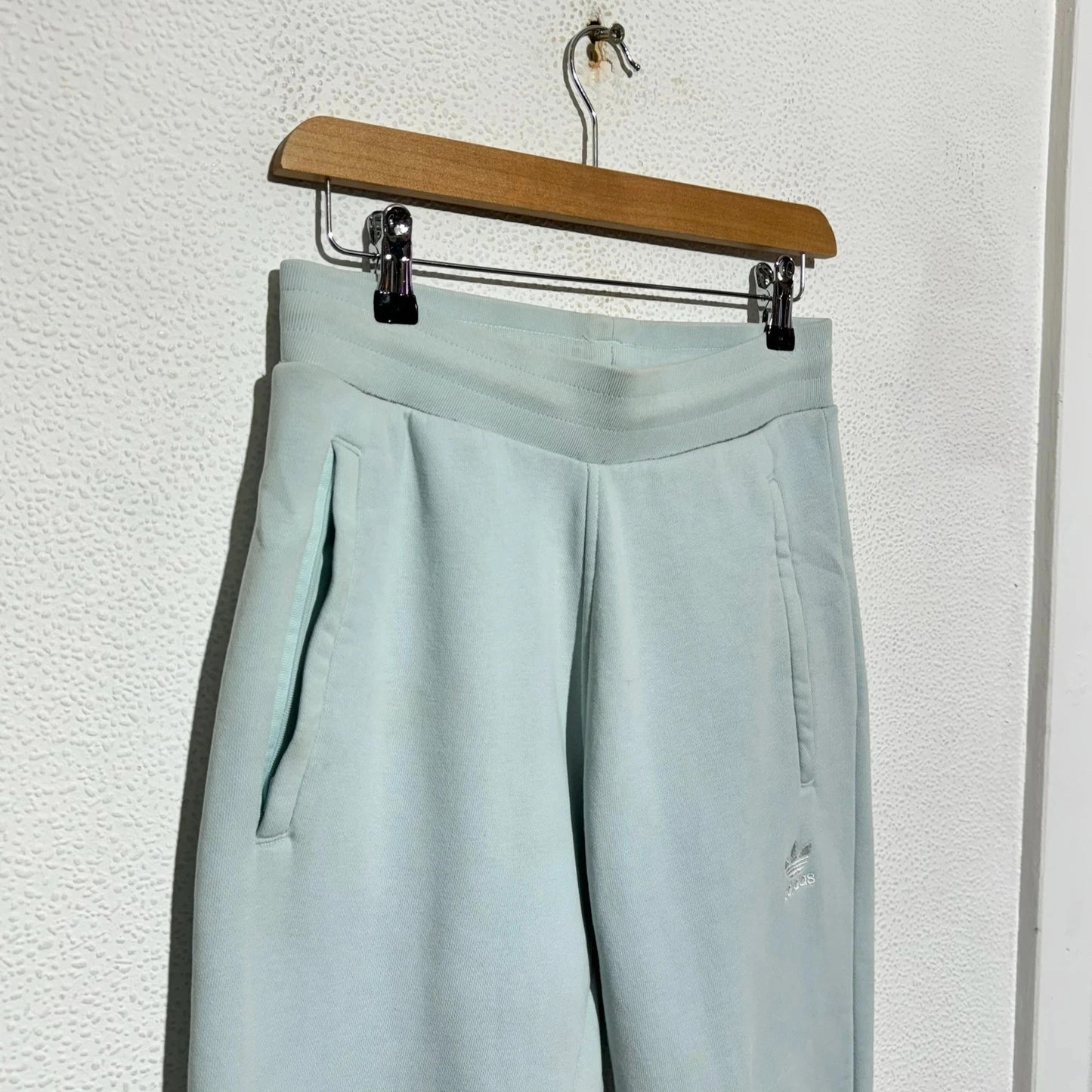 Mint Green Adidas Joggers - Small