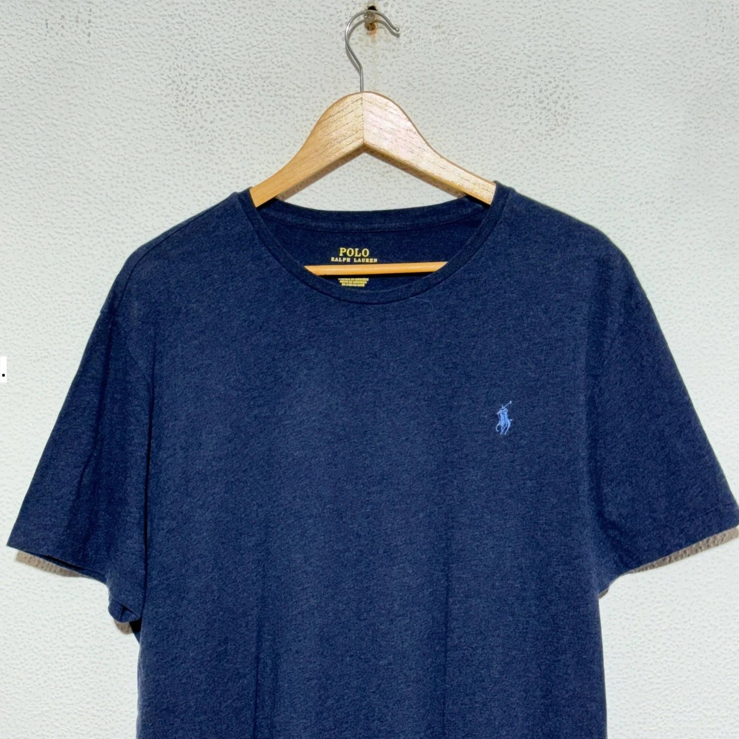 Navy Polo Ralph Lauren Plain T Shirt - Large