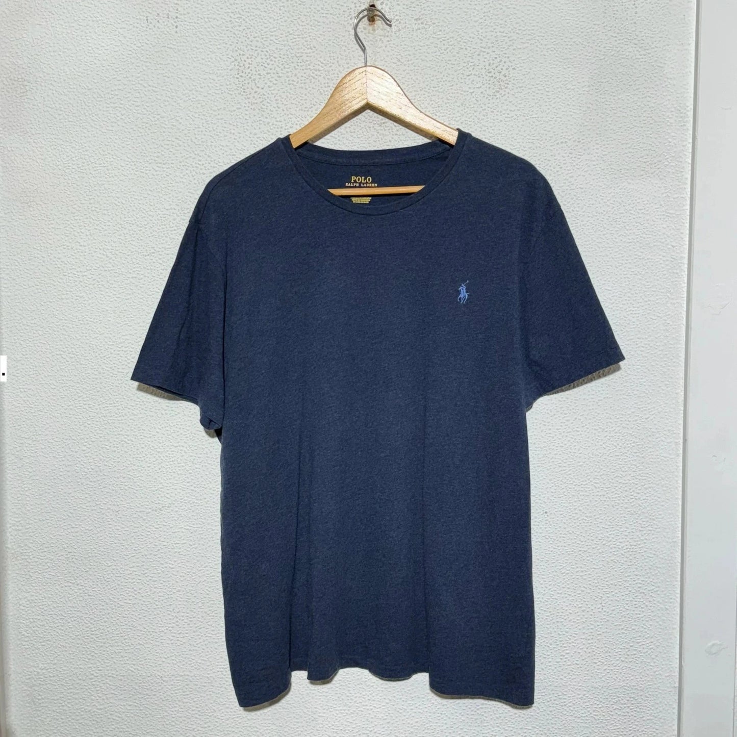 Navy Polo Ralph Lauren Plain T Shirt - Large