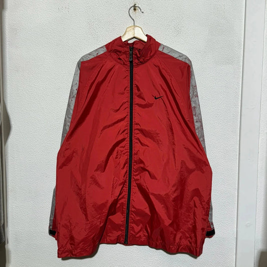 Vintage 00s Red Nike Windbreaker - Large