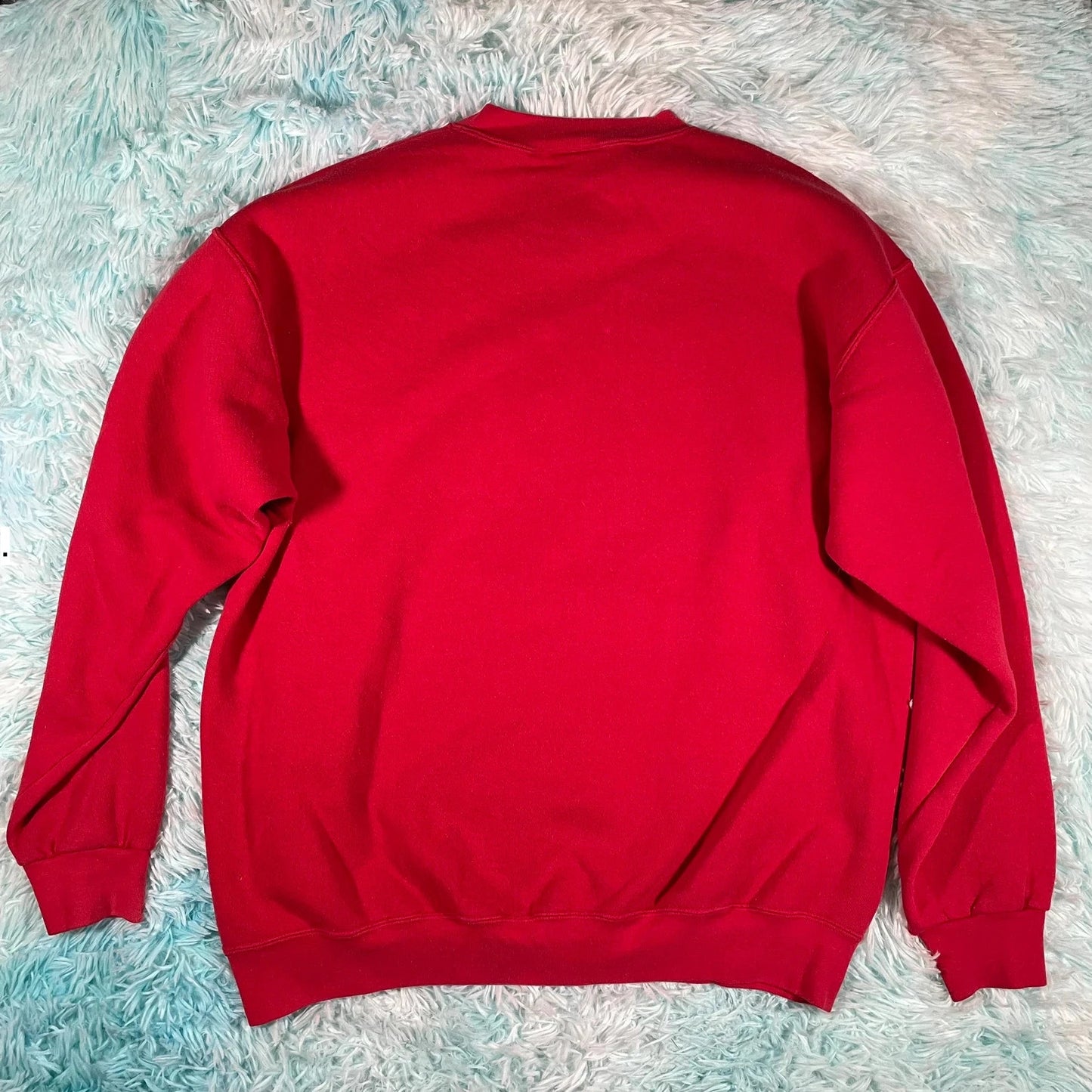 Vintage 90s Red Disney Sweatshirt Winnie the Pooh Graphic - Large