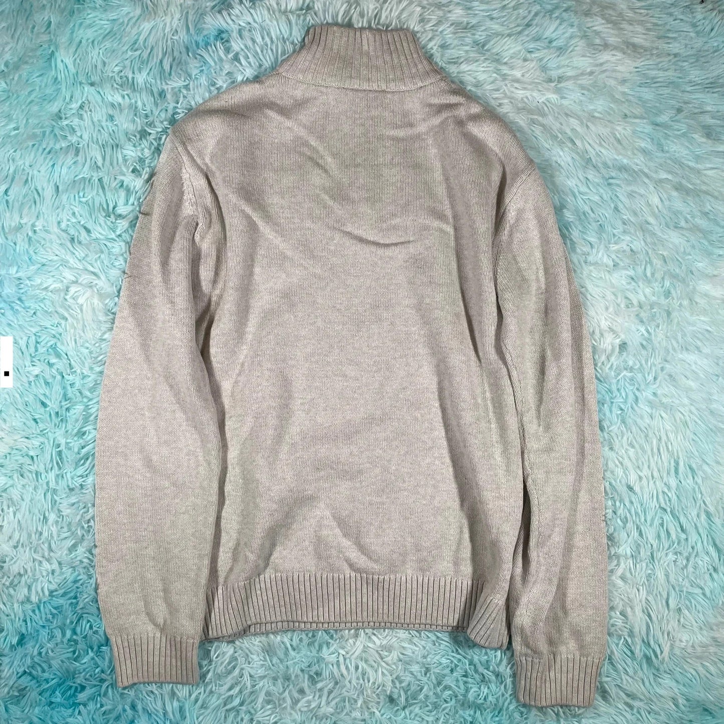 Vintage Grey Rodd & Gunn 1/4 Zip Knitted Jumper - Medium