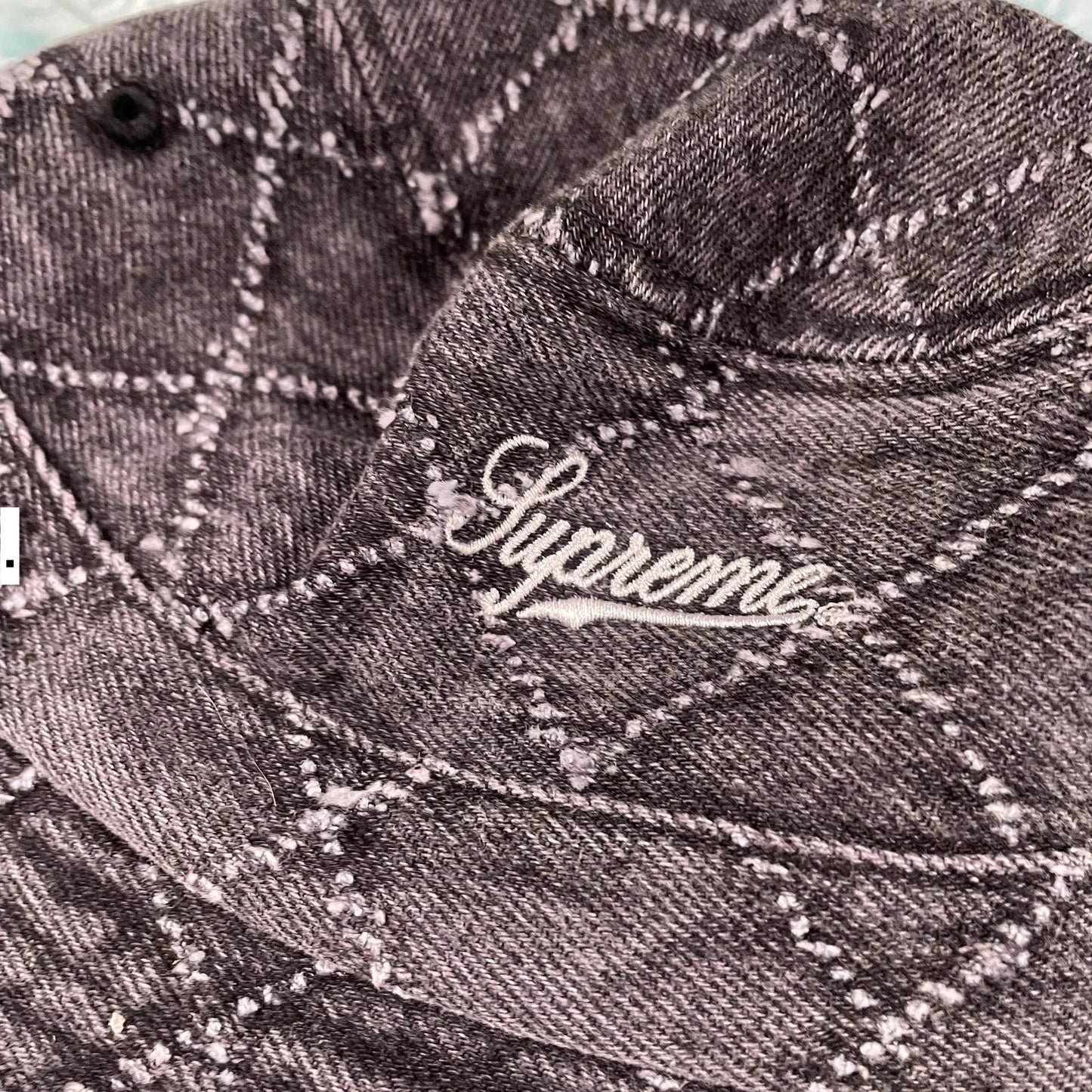 Grey Supreme Bucket Hat - M/L