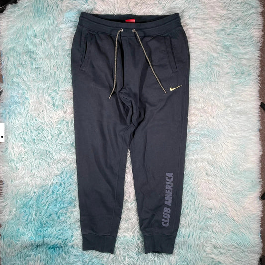Navy Nike Jogging Bottoms - Large
