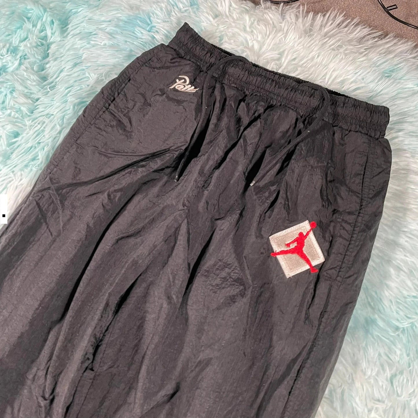 Black Patta x Jordan Tracksuit Bottoms - Medium