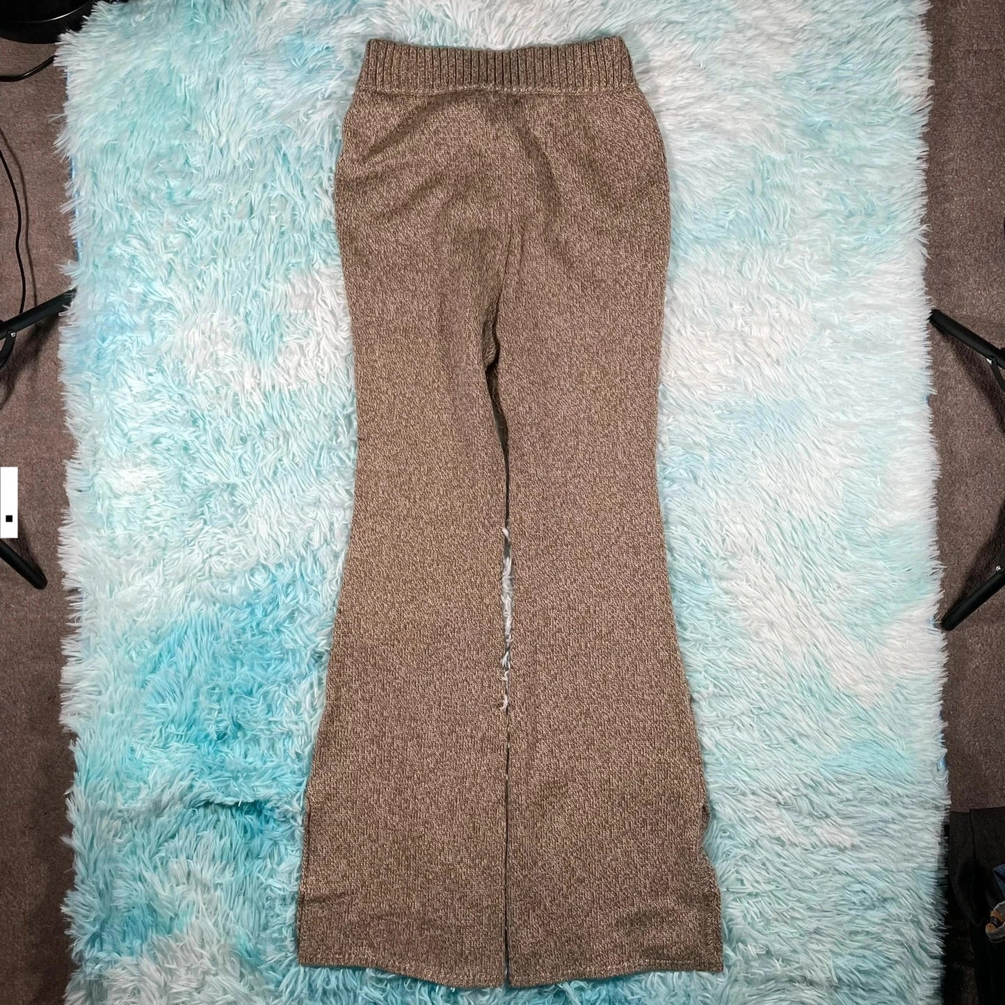 Khaki Claudie Pierlot Flares Trousers - Size 1