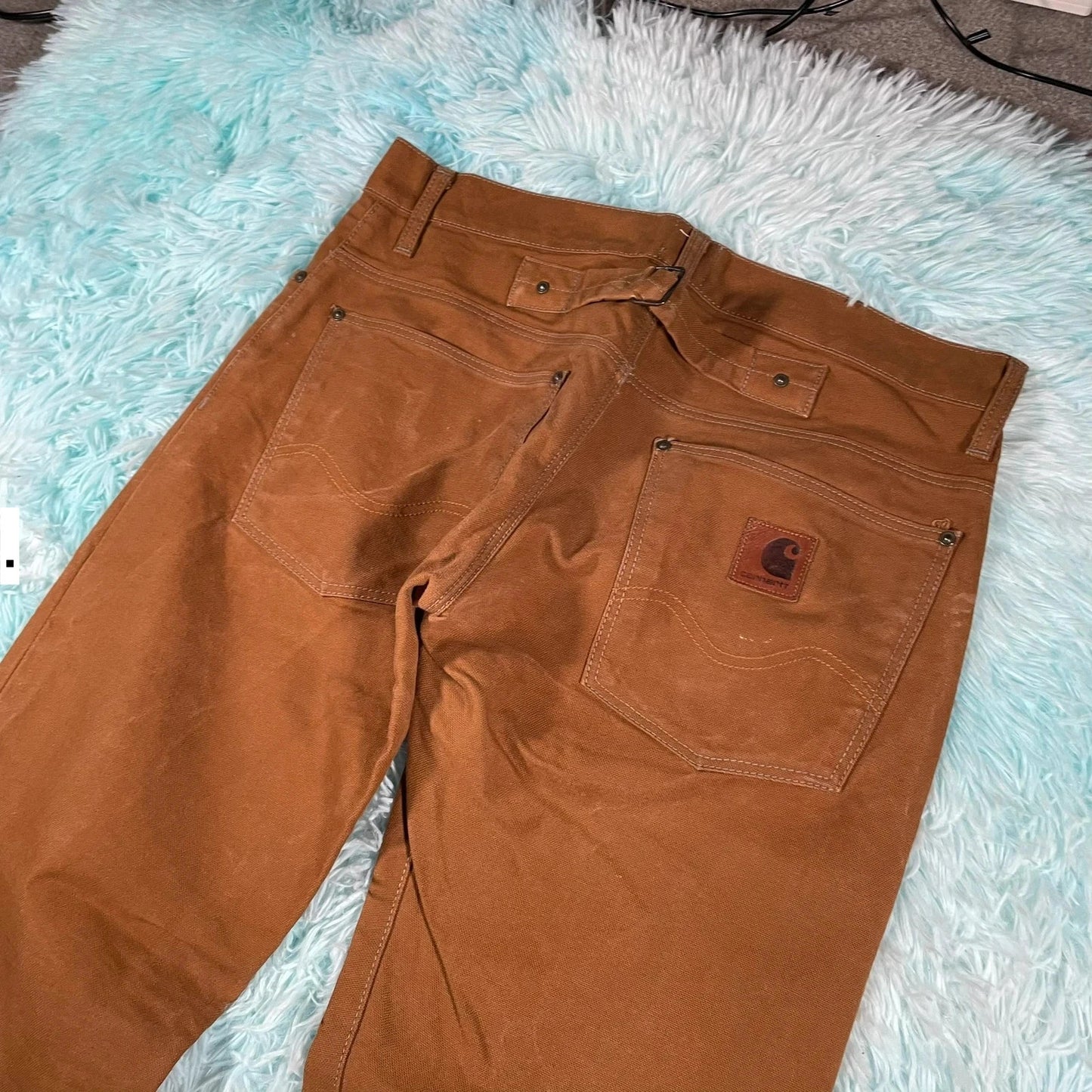 Brown Carhartt Workwear Trousers Roper Pants - W32 L32