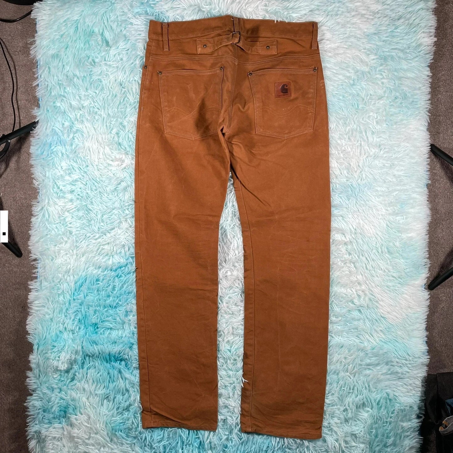 Brown Carhartt Workwear Trousers Roper Pants - W32 L32