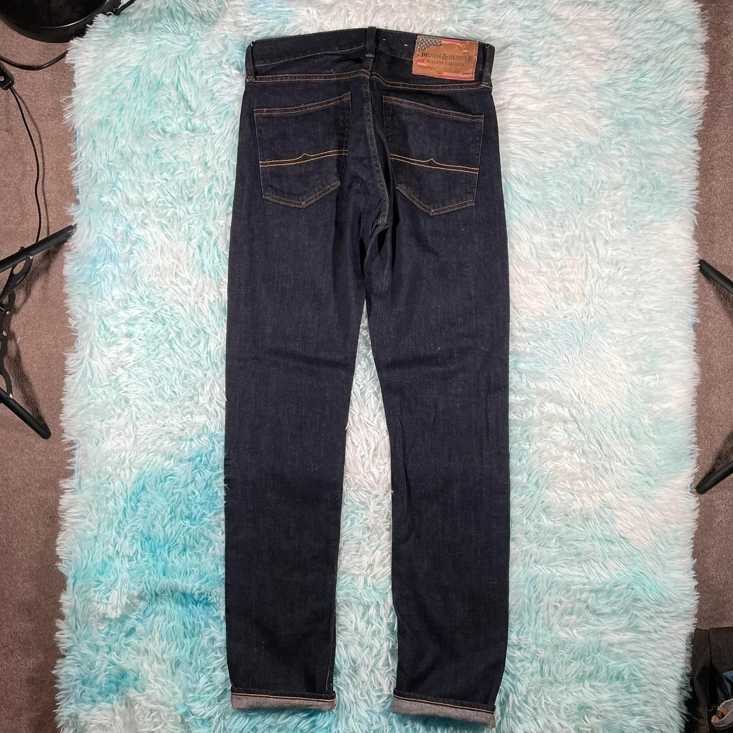Vintage Navy Ralph Lauren Jeans Slim - W30 L34