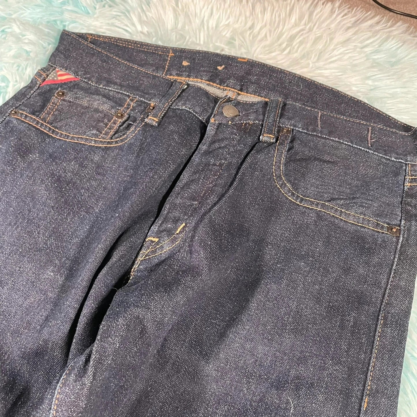 Vintage Navy Ralph Lauren Jeans Slim - W30 L34