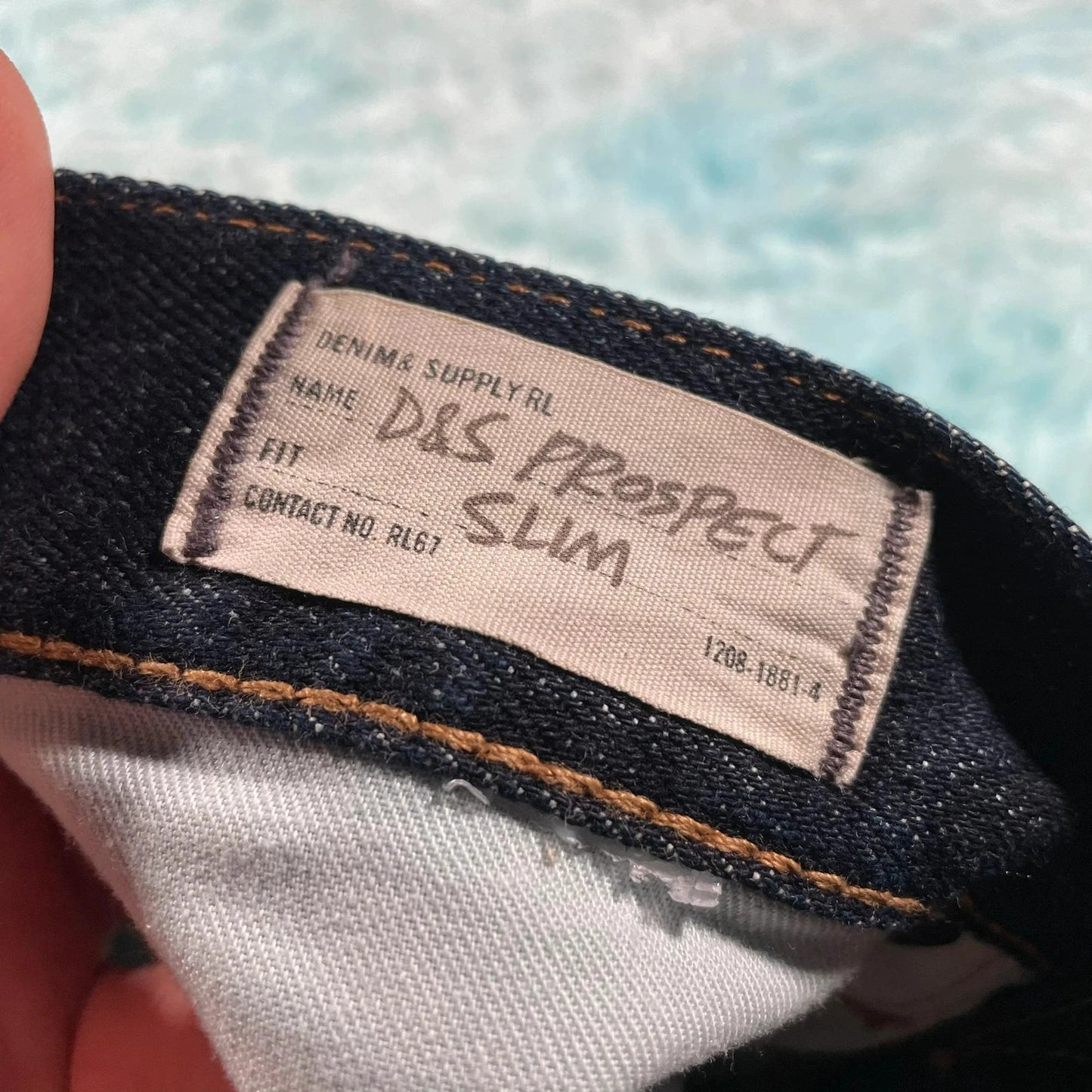 Vintage Navy Ralph Lauren Jeans Slim - W30 L34