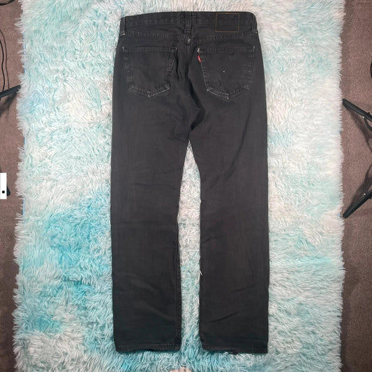 Vintage 90s Black Levi’s 501 Jeans Straight Leg - 33W 32L