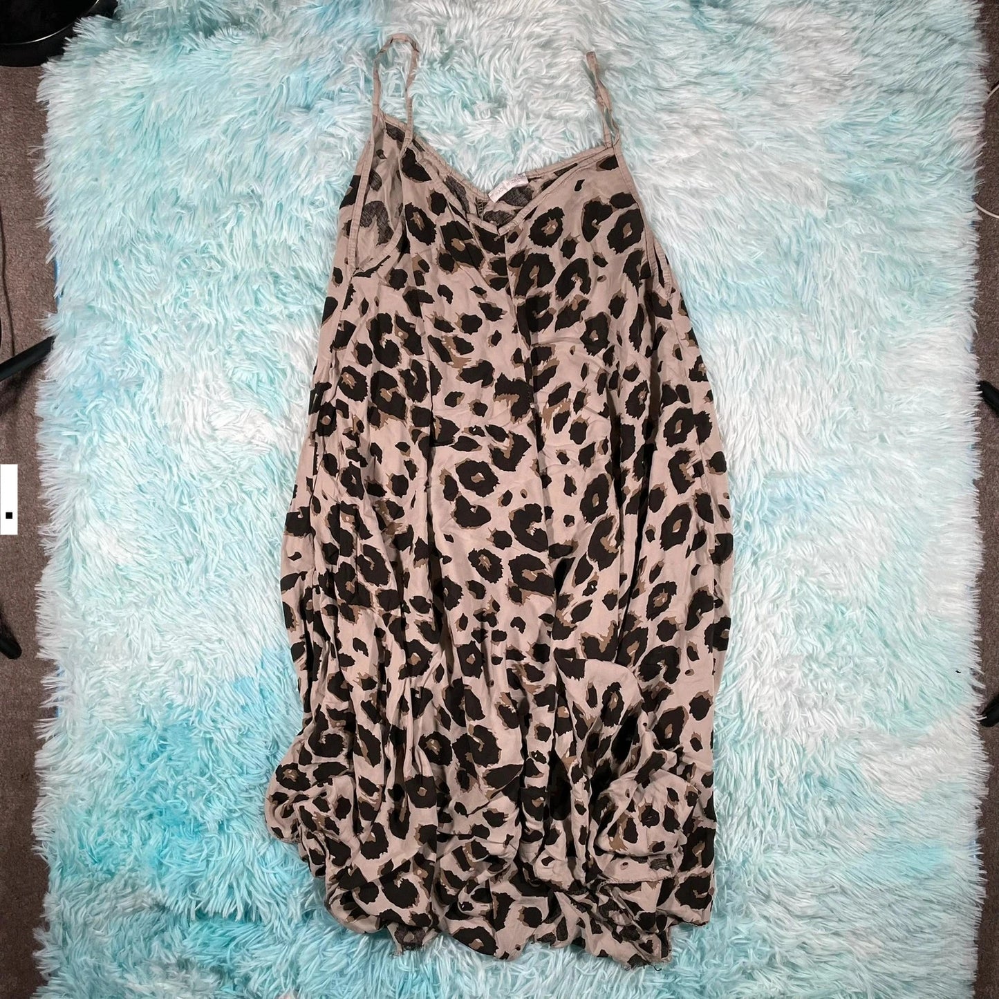 Vintage Y2K Leopard Print Dress Made in Italy