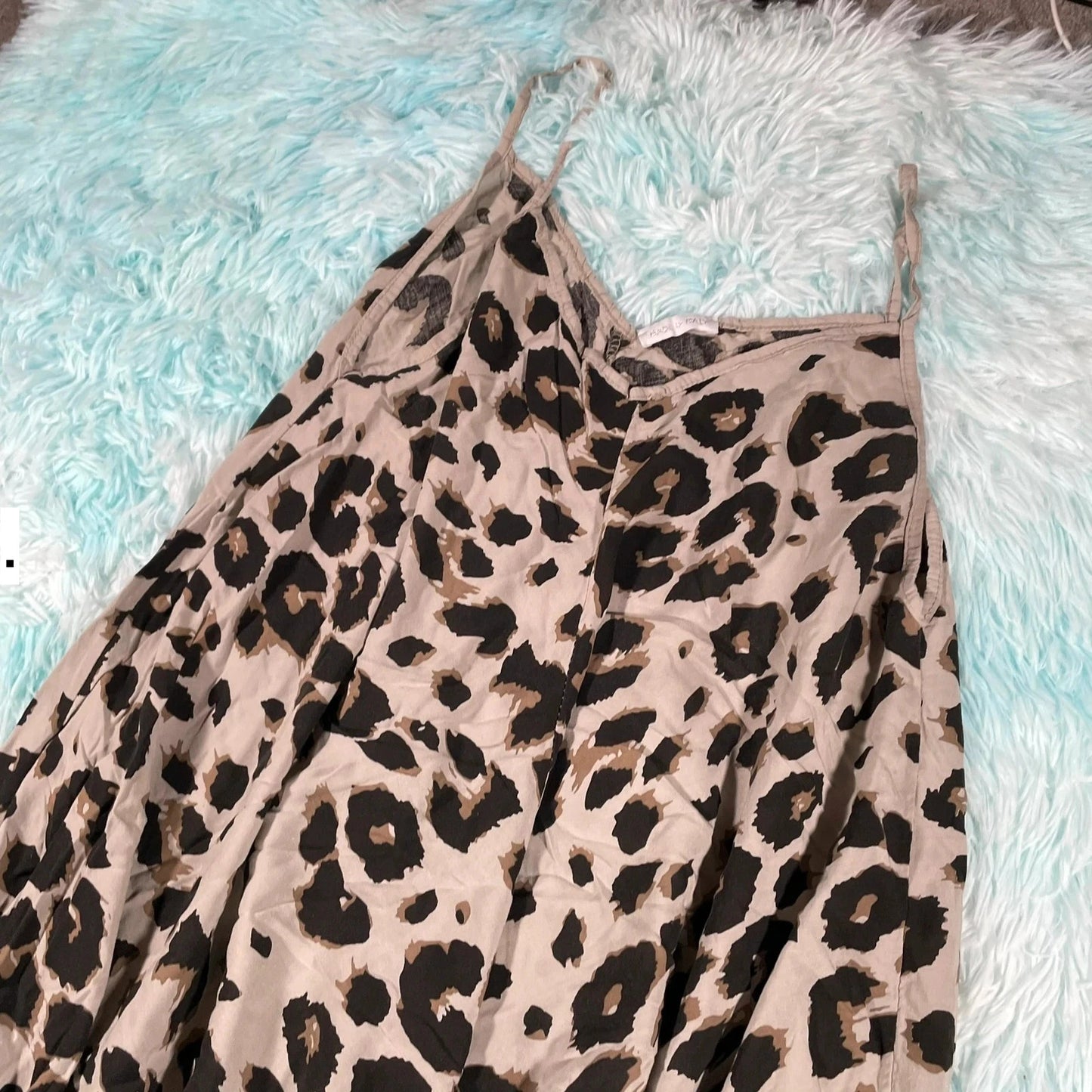 Vintage Y2K Leopard Print Dress Made in Italy