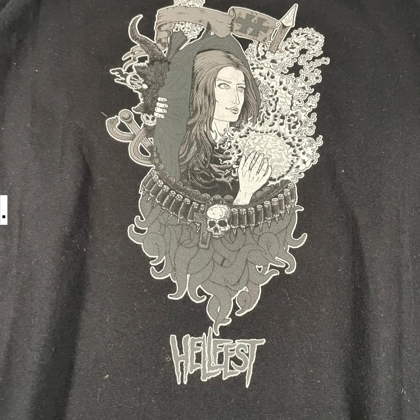Vintage Black 2011 Hellfest Festival Graphic T Shirt - XL