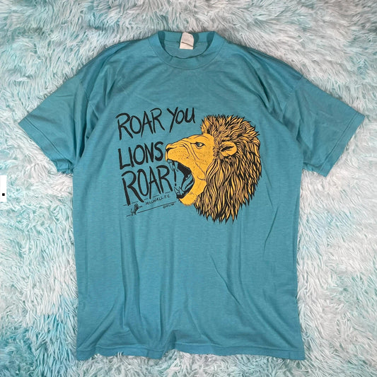 Vintage 1988 80s Millwall Graphic T Shirt - Large