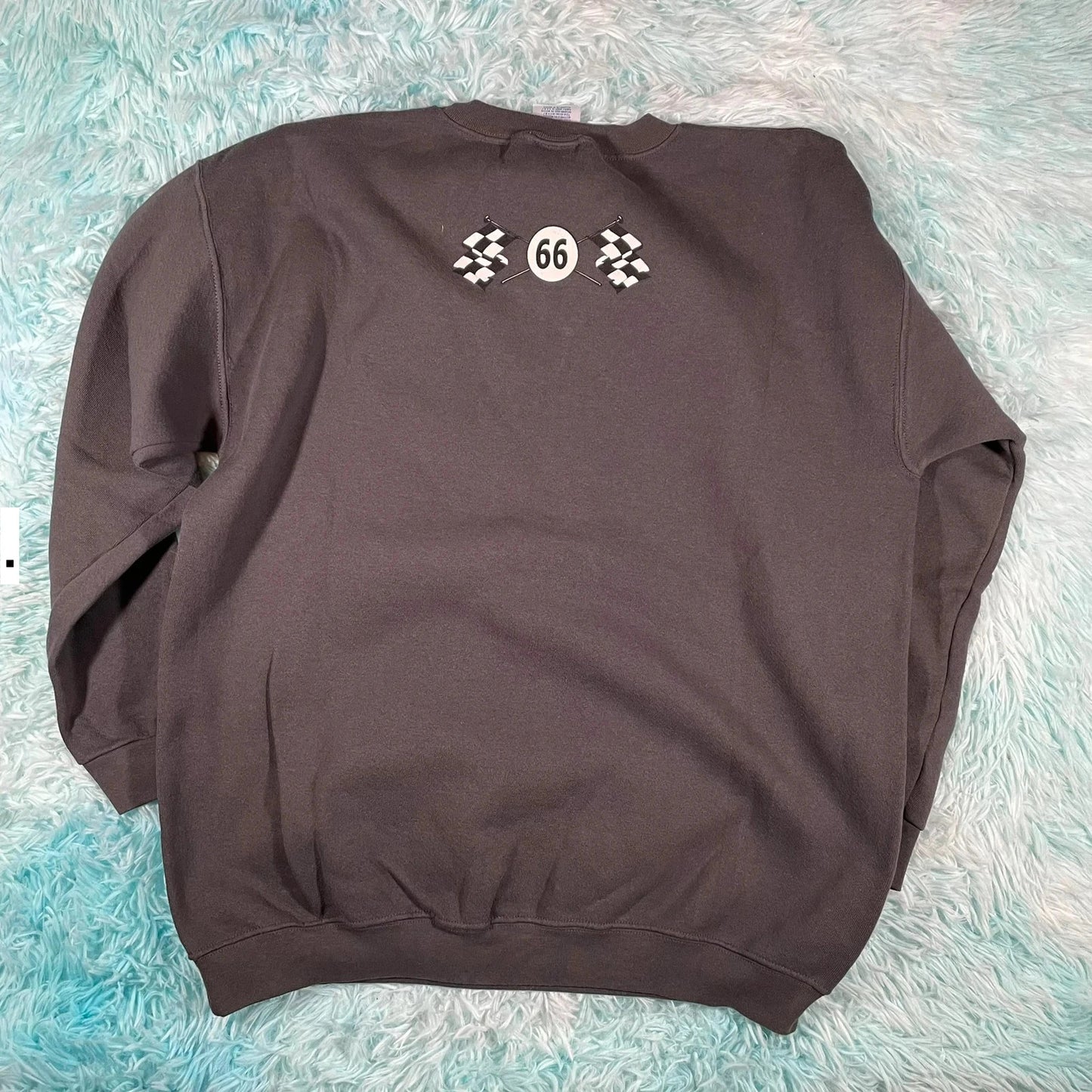 Vintage 00s Grey Aston Martin DB4 Graphic Sweatshirt - Large
