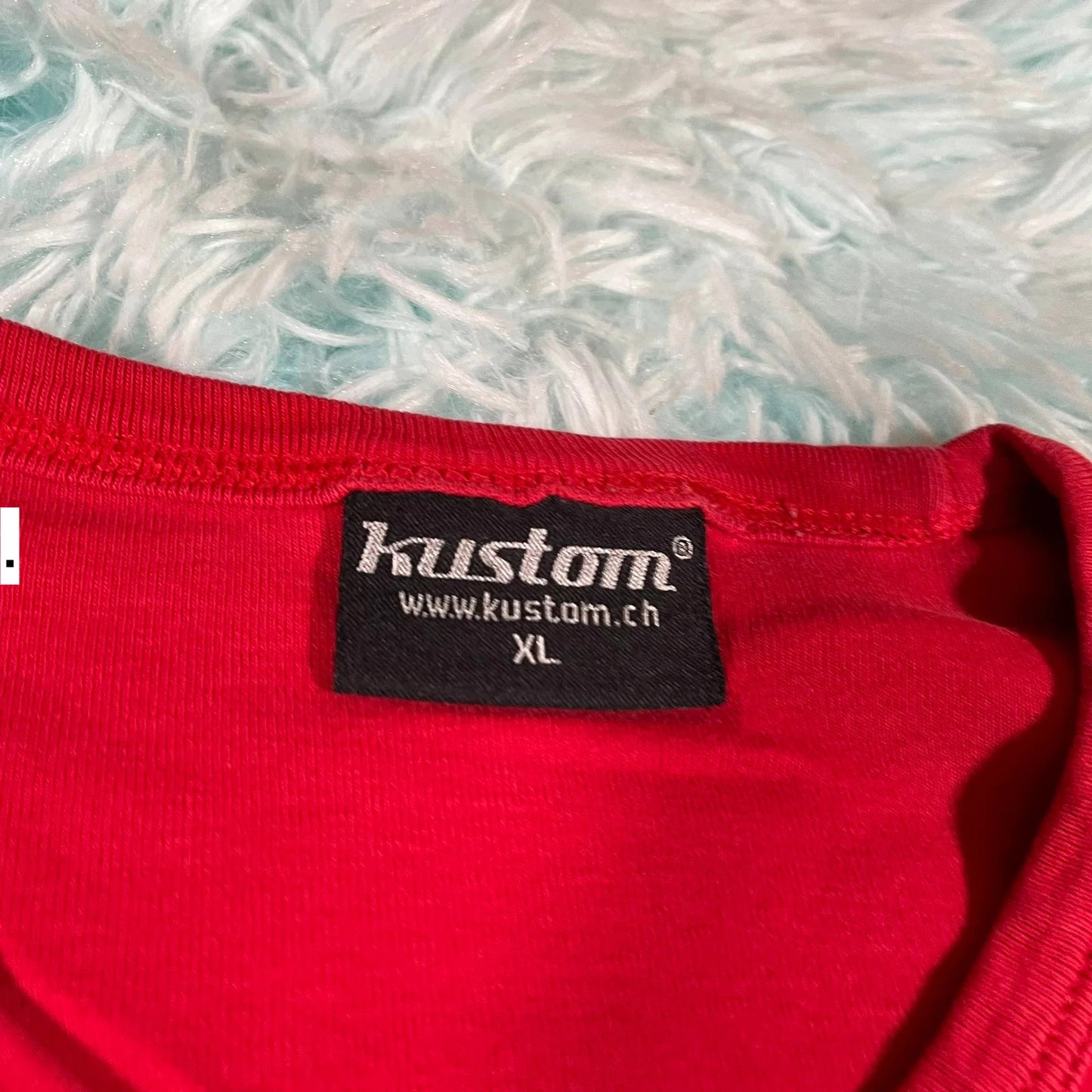 Vintage Y2K Red Chic Swiss Baby Tee - XL