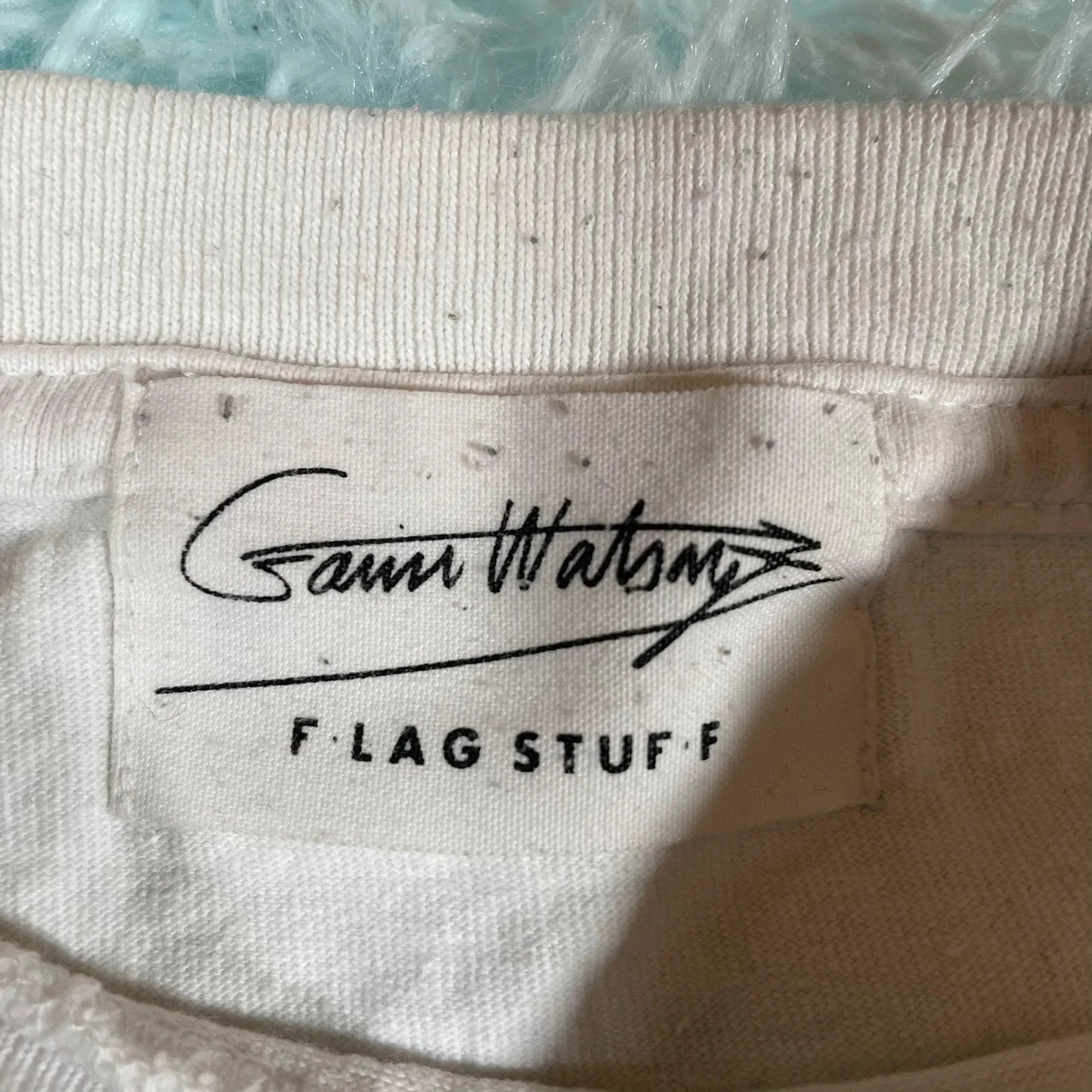 White Flagstuff Gavin Watson Skins Graphic Long Sleeve T Shirt - Small
