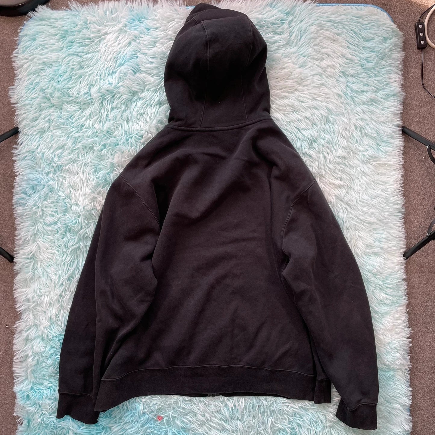 Black Nike Full Zip Hoodie - XXL