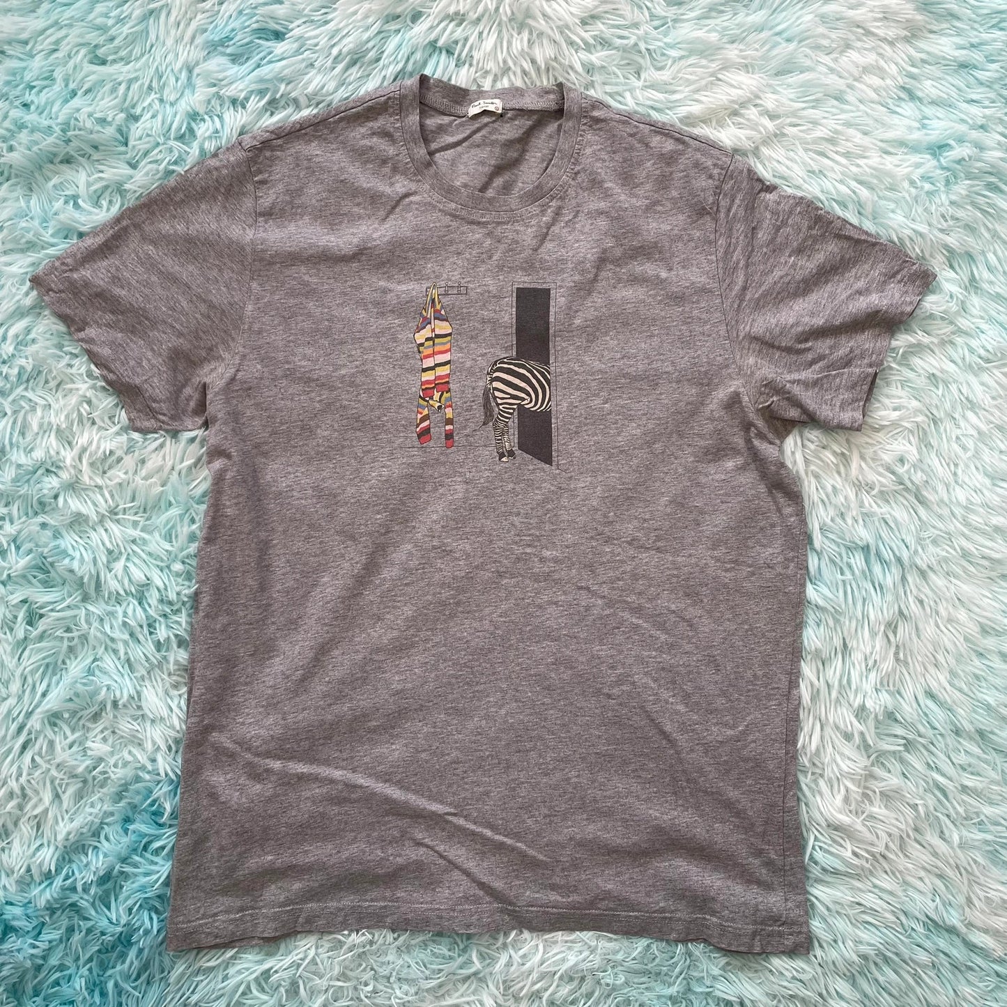Vintage Grey Paul Smith Graphic T Shirt - L