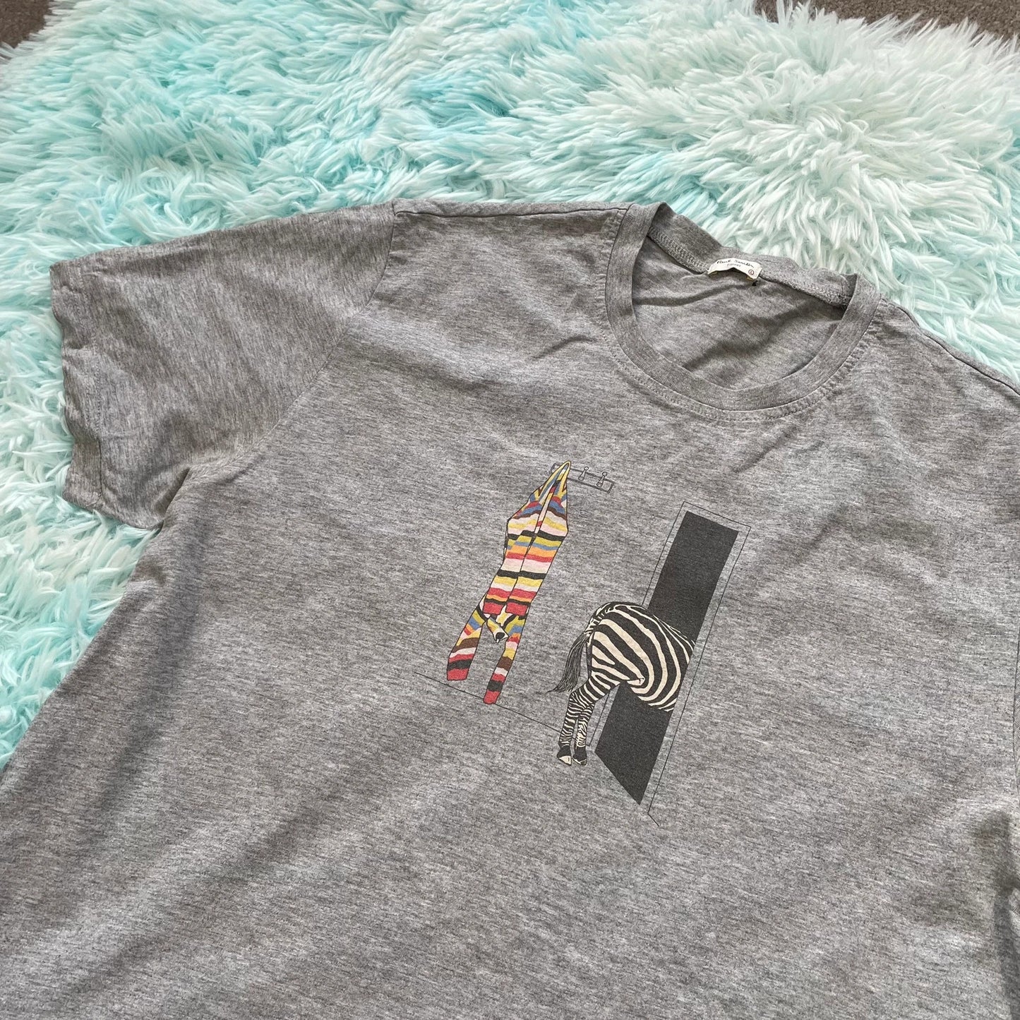 Vintage Grey Paul Smith Graphic T Shirt - L