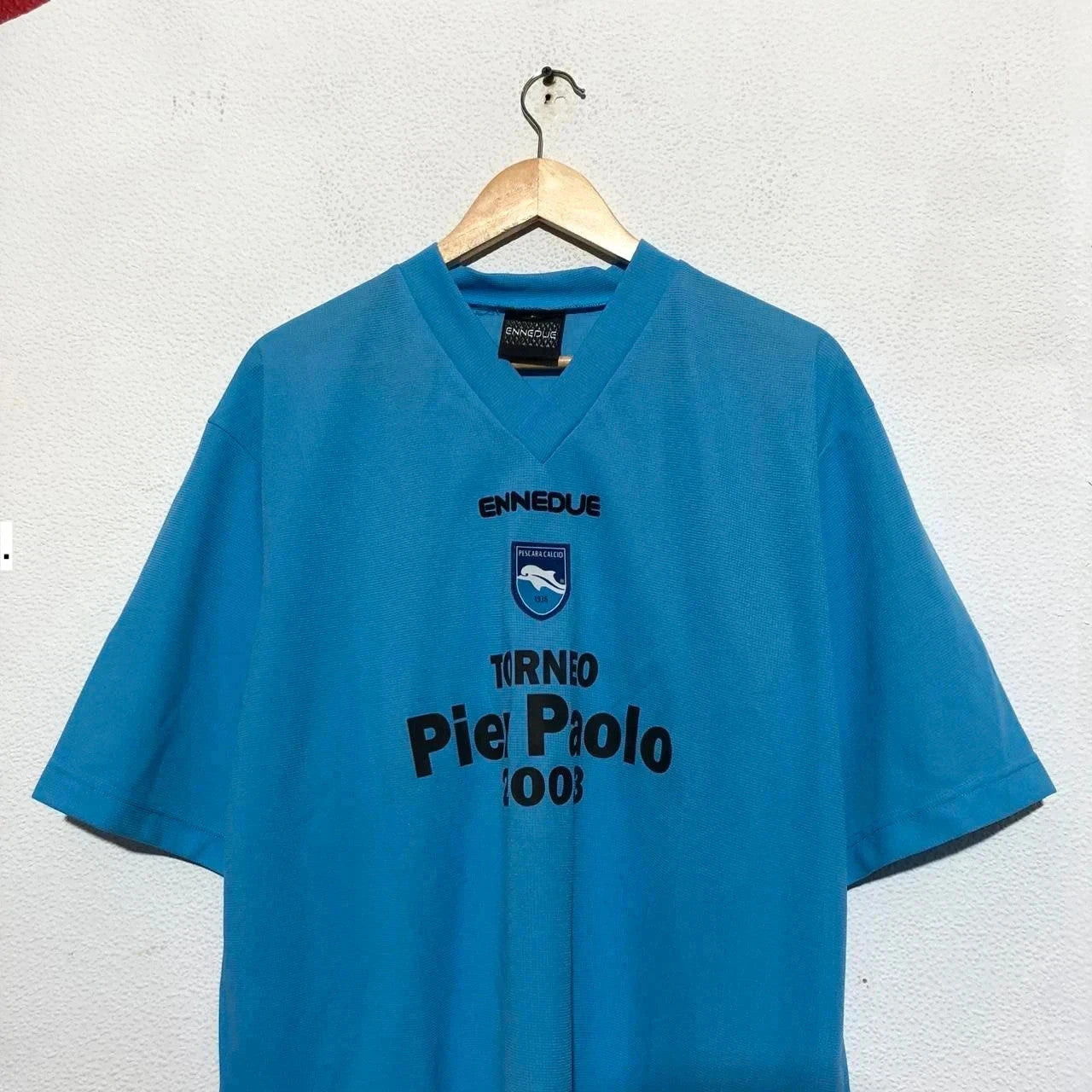 Vintage Pescara Football Shirt 2003 Training Top Ennedue - XL