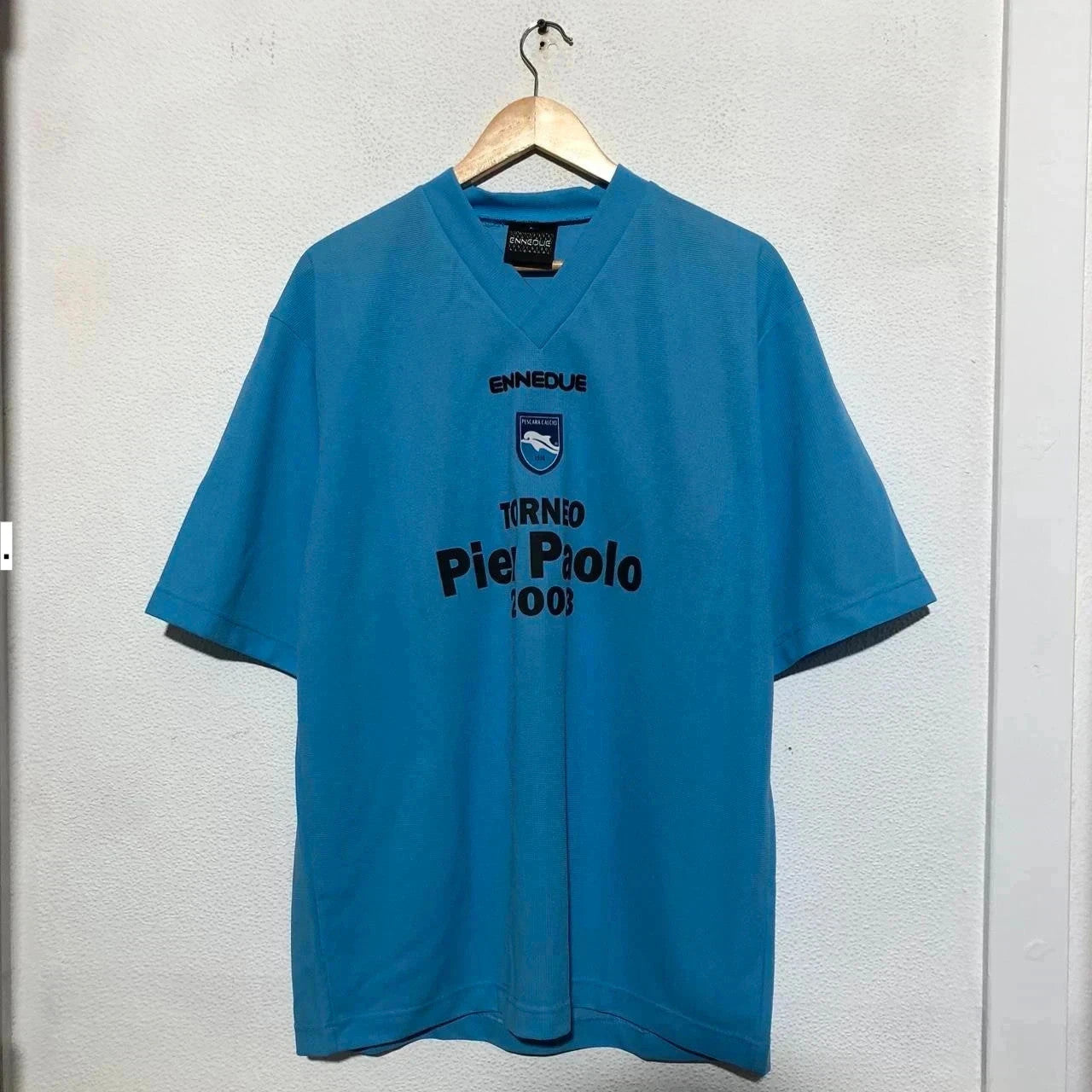 Vintage Pescara Football Shirt 2003 Training Top Ennedue - XL