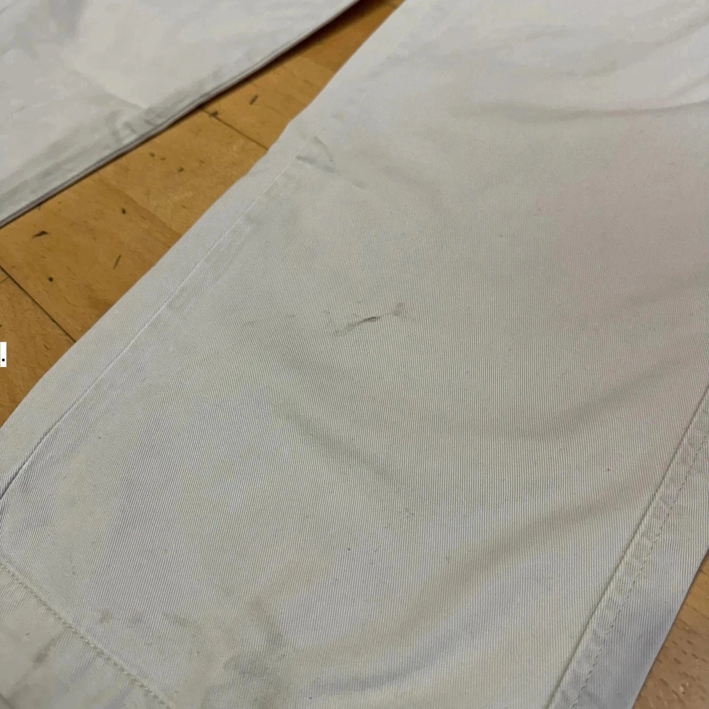Vintage Cream Polo Jeans Ralph Lauren Cargo Trousers - Medium