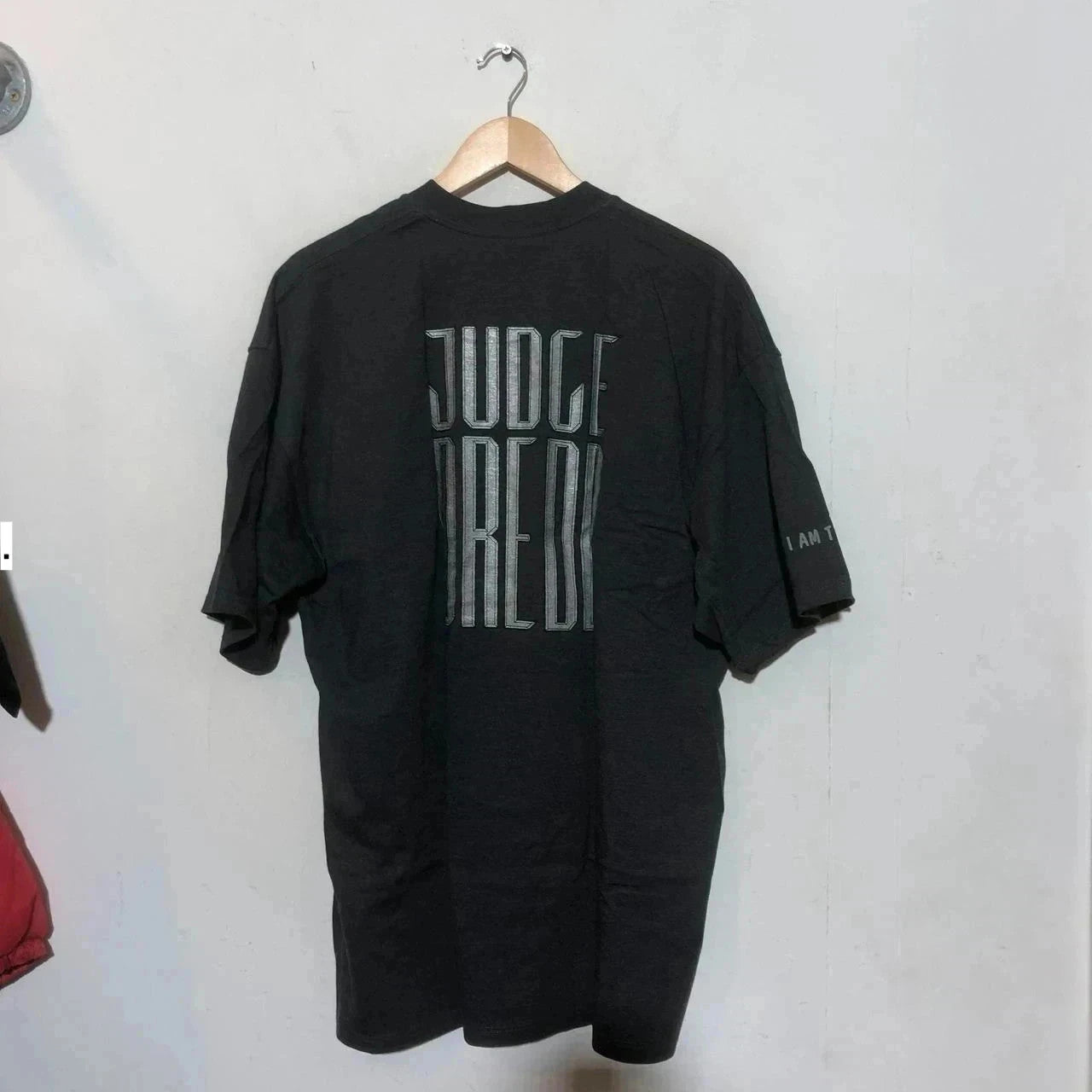 Vintage 90s Grey Judge Dredd Movie Promo T shirt Graphic Print - XXL