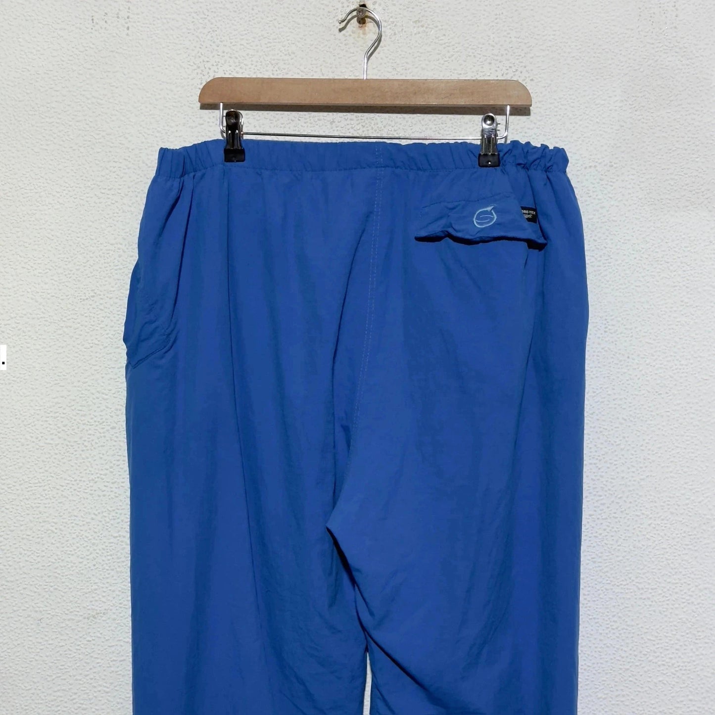 Vintage 90s Blue Gore-tex Waterproof Hiking Trousers - Small