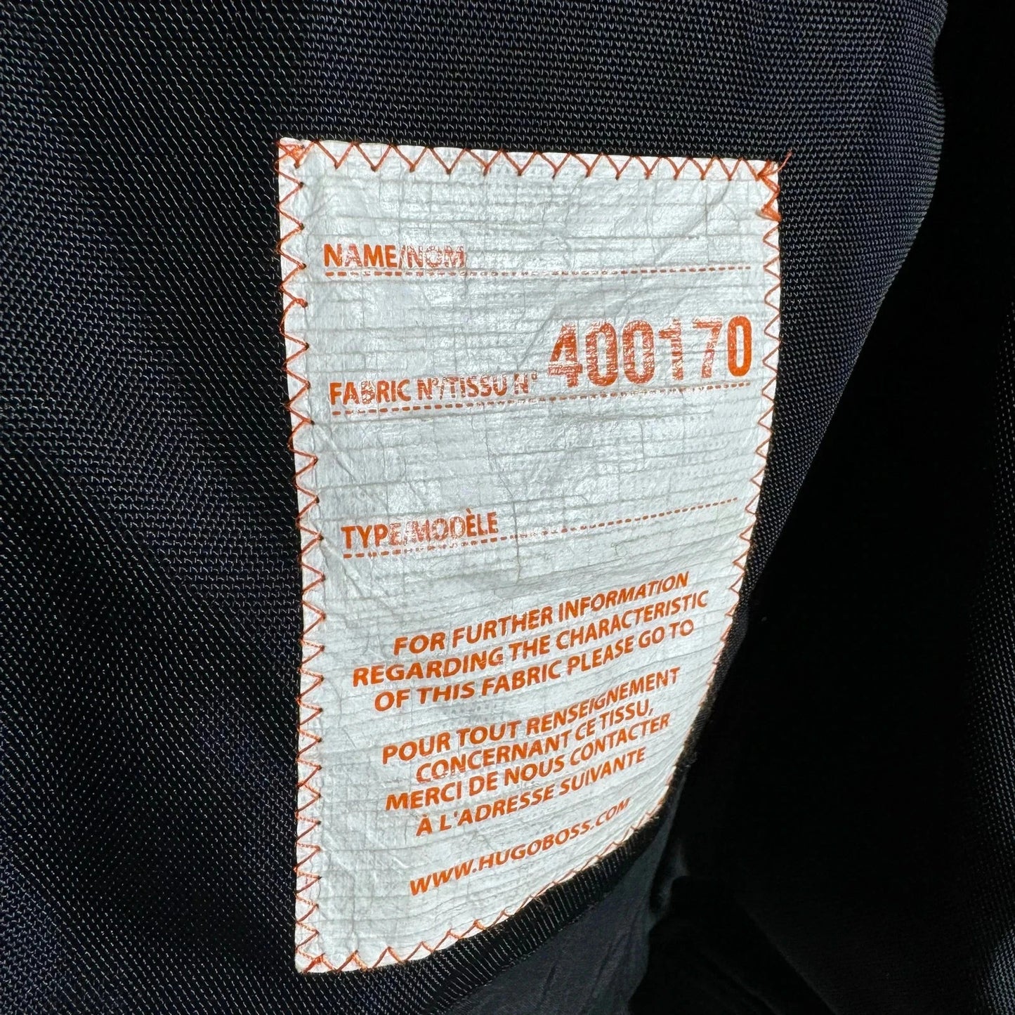 Black Hugo Boss Biker Racing Jacket - Small